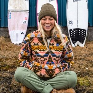 Sz Sm Billabong fleece 1/4 zip